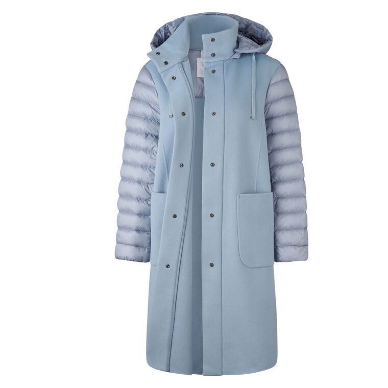 Isy Wool Down Coat With Hood image number null