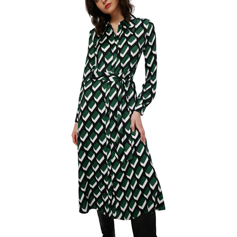 Gizelle Jacquard Midi Dress image number null