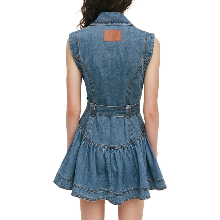 Liliana Denim Mini Dress image number null