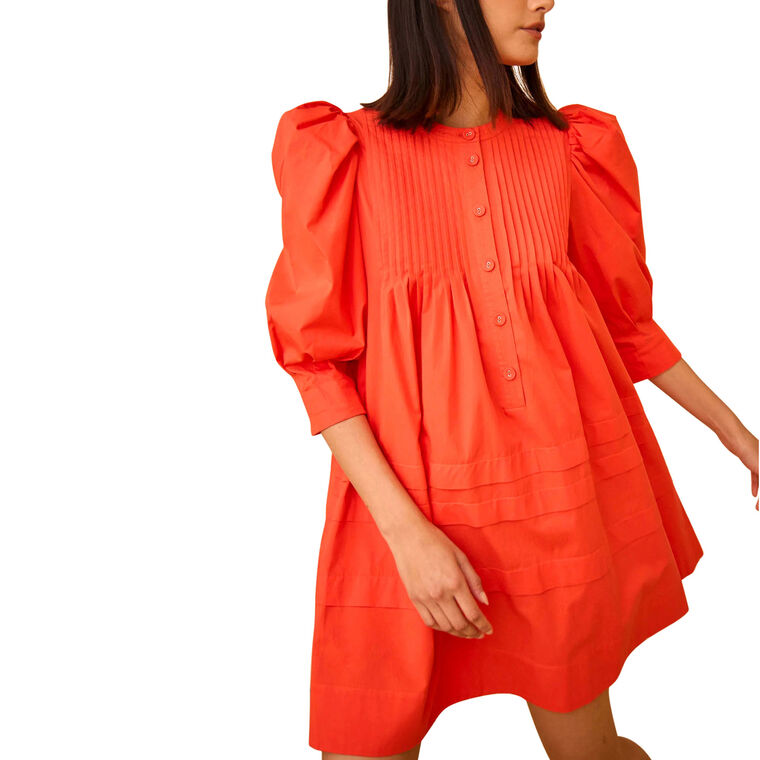 Sidney Button Front Mini Dress image number null