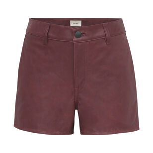 Zoie Relaxed High Rise Vintage Leather Short