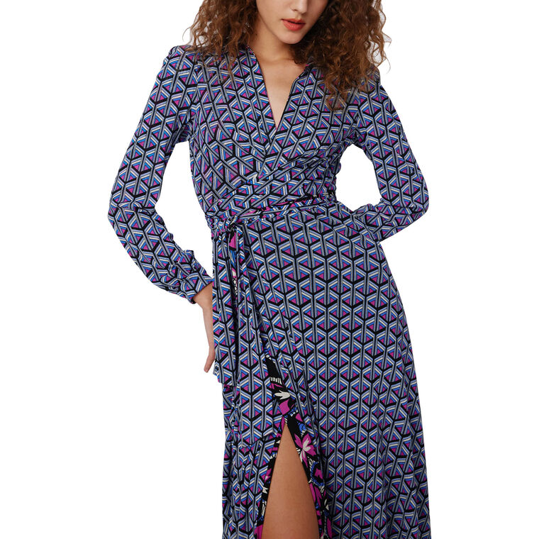 Phoenix Reversible Mesh Wrap Dress image number null