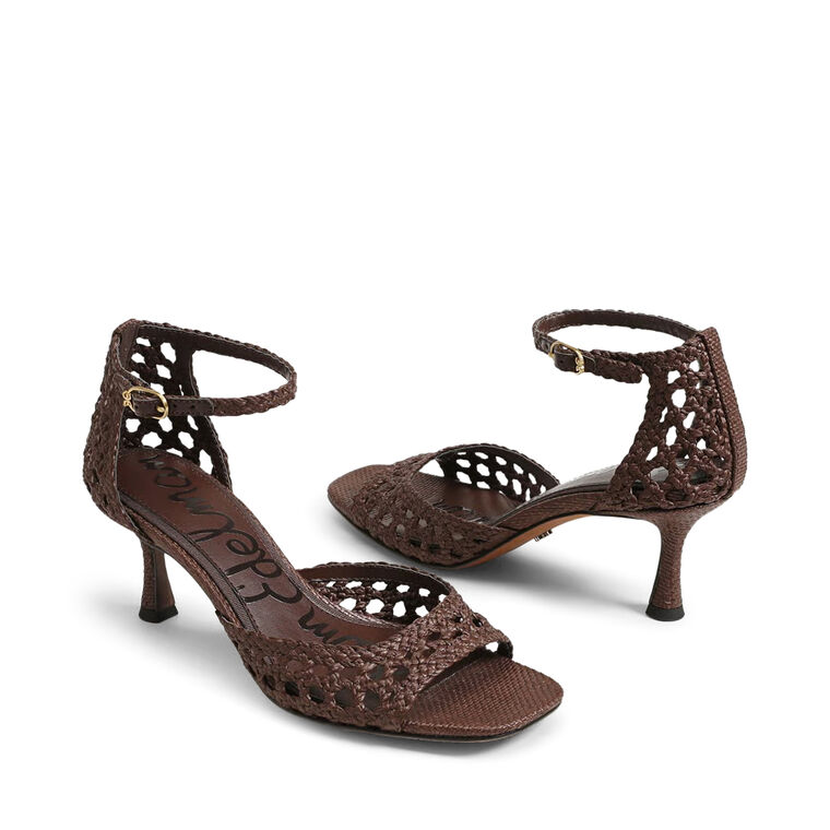 Peyton Woven Kitten Heel Sandal image number null