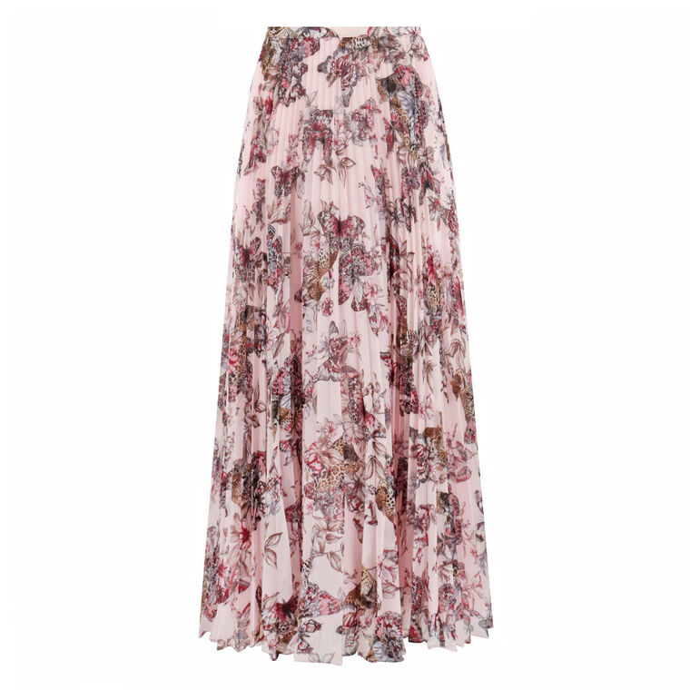 Torin Pleated Maxi Skirt image number null