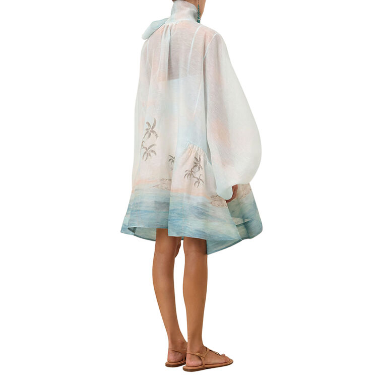 Illuminate Billow Mini Dress image number null