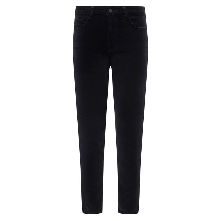 Celestia Velvet Ultra High Rise Slim-Leg Jean image number null