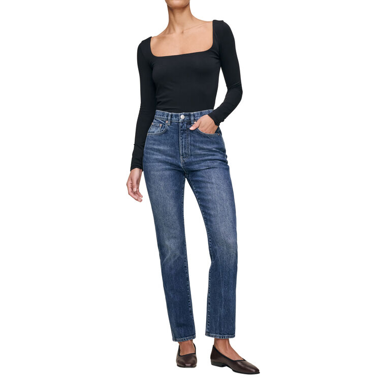 Kristy Cigarette High Rise Jean image number null