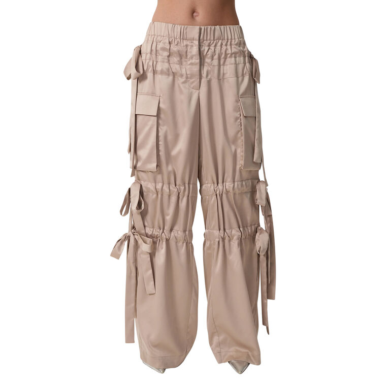 Odin Satin Parachute Trouser With Cargo Pockets image number null