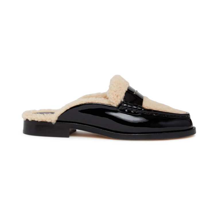 Emmett Shearling Flat Slide image number null