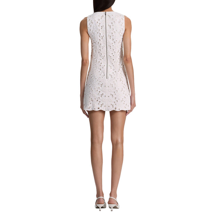 Clyde Laser-Cut Denim Dress image number null
