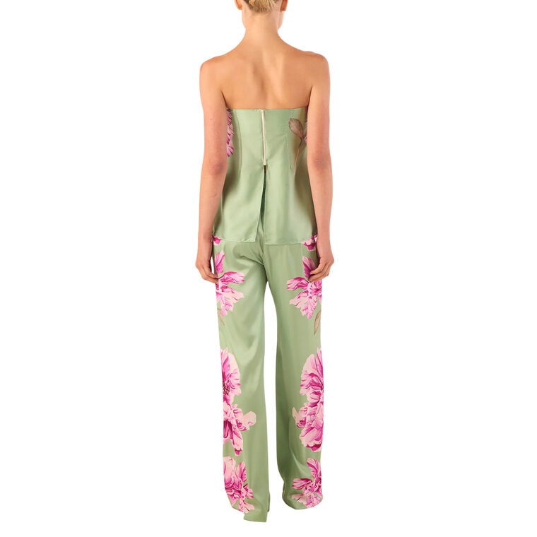 Yassi Strapless Satin Top image number null