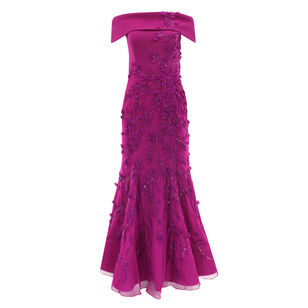 Off Shoulder Embellished Gown
