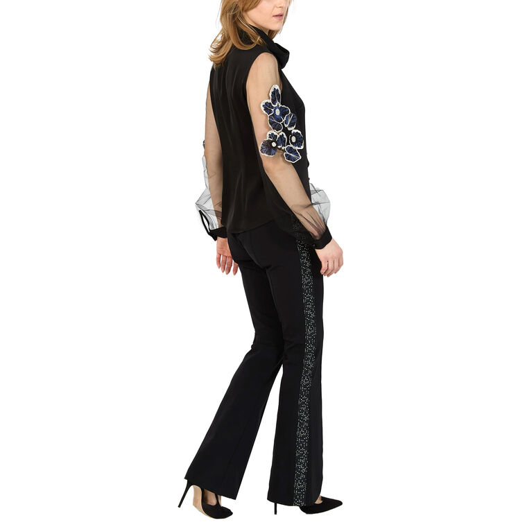 Lurex Fiore Tulle Blouse image number null
