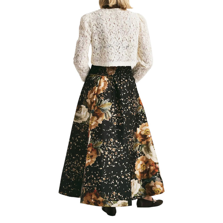 Taffeta Maxi Skirt image number null