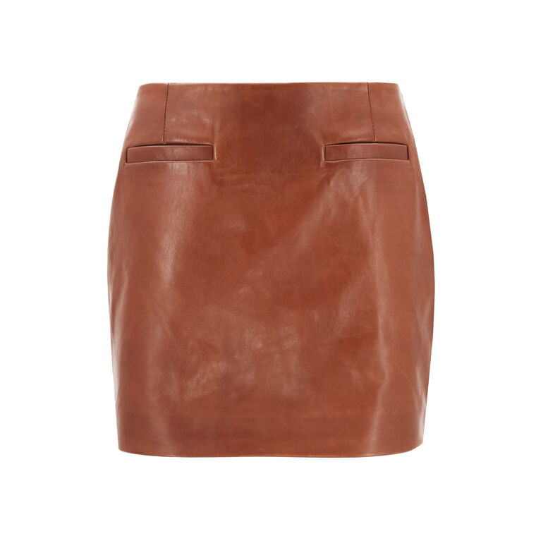 Rowan Leather Mini Skirt image number null