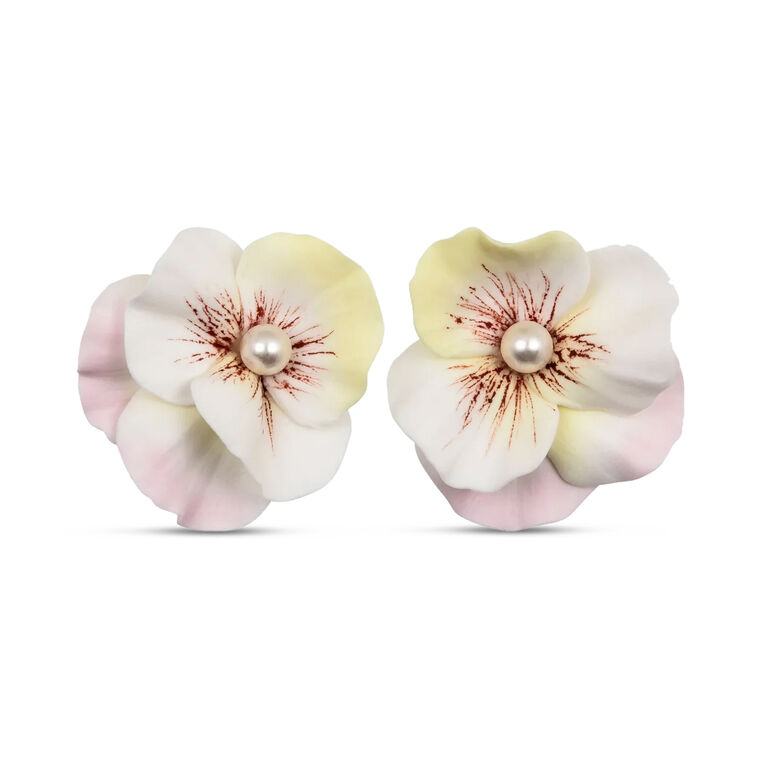 Viletta Floral Earrings image number null