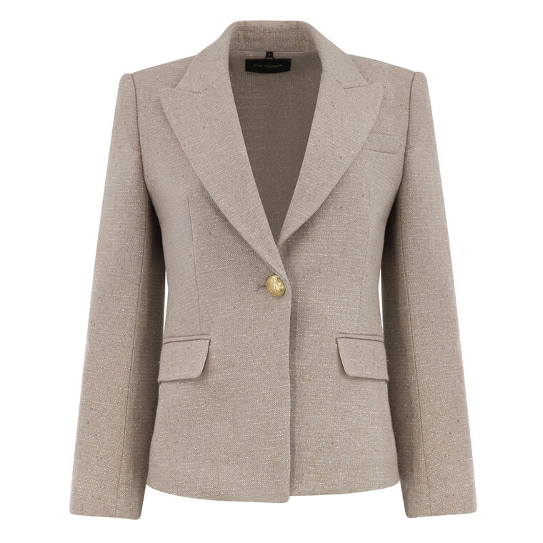 Nerys Speckled Tweed Blazer image number null