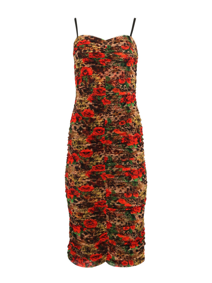 Caprice Strapless Midi Dress image number null