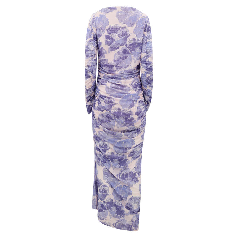 Solana Floral Print Long Sleeve Maxi Dress image number null