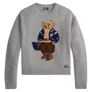 Wool Bear Crewneck Sweater