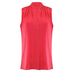 Mila Sleeveless Stretch Silk Blouse