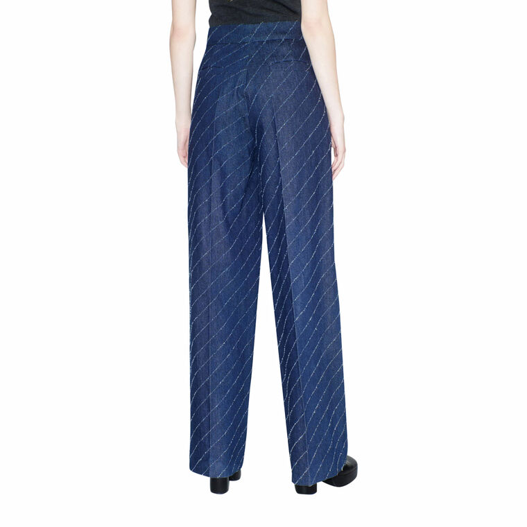 Diagonal Filcoupe Denim Pant image number null