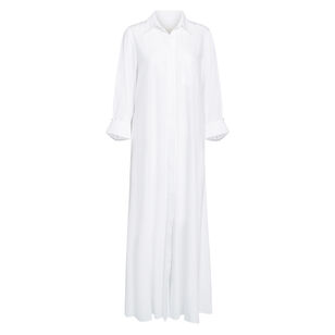 Jenny's Long Sleeve Button-Up Gown