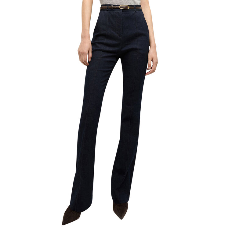 Gracie Belted Denim Pant image number null