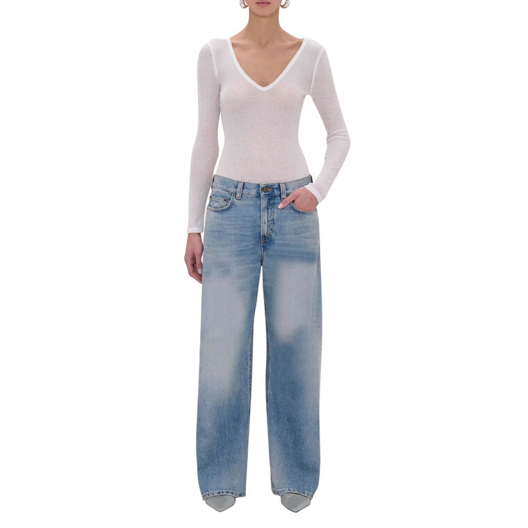 Winny Wide-Leg Mid-Rise Jeans image number null