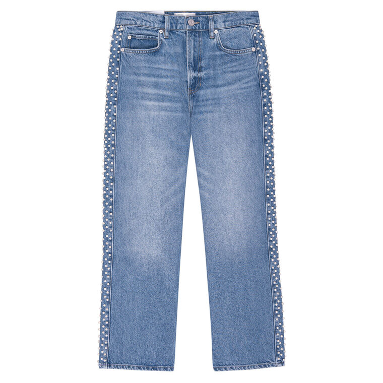 Ateliar Le Jane Crop Jean With Pearls image number null