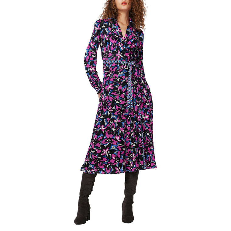 Phoenix Reversible Mesh Wrap Dress image number null