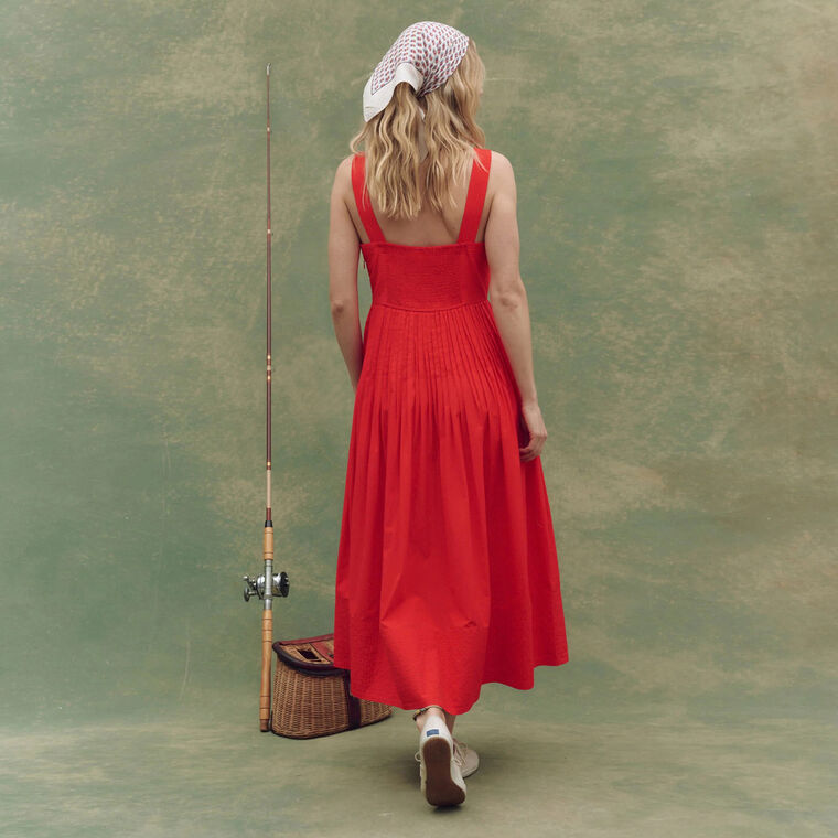 The Day Break Sleeveless Midi Dress image number null