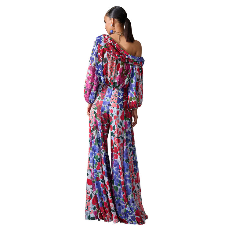 Jardin-Print Palazzo Pant image number null
