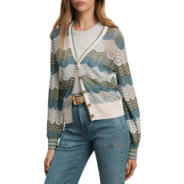 Laurinor Linen-Blend Cardigan image number null