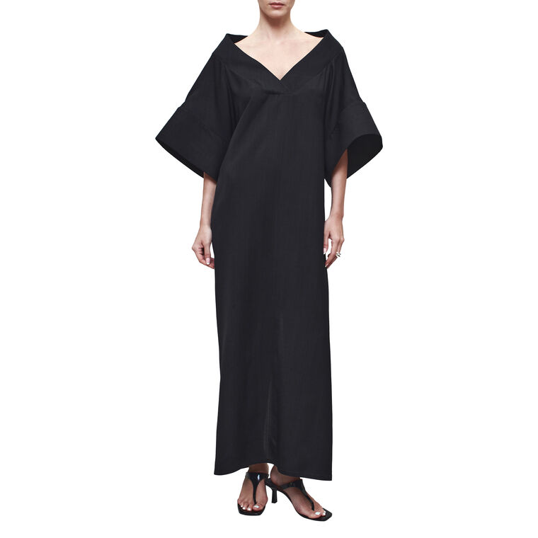 Calla 3/4 Sleeve Maxi Dress image number null