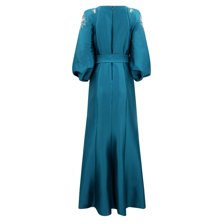 Bishop Sleeve Mermaid Gown image number null