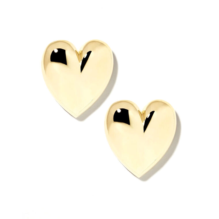 Puffy Heart Earrings image number null