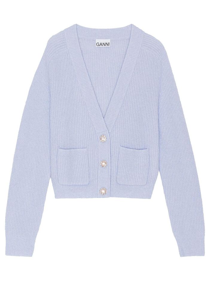 Soft Wool Knit Cardigan image number null