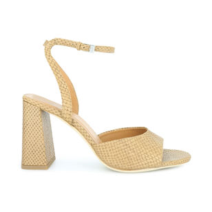 Solange Snake Embossed Heel