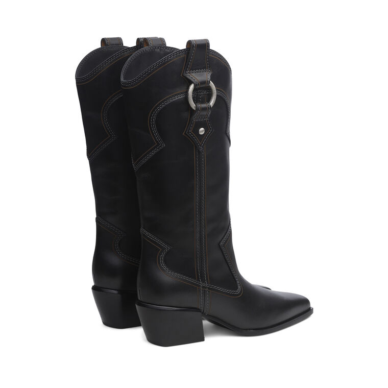 Joni Leather Cowboy Boot image number null