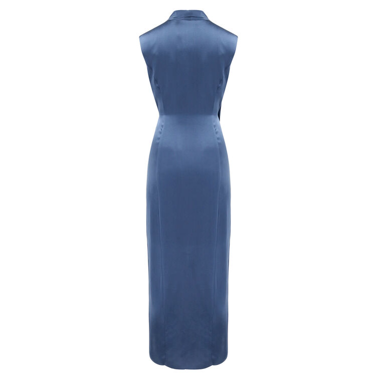 Clara Silk Tie-Waist Maxi Dress image number null