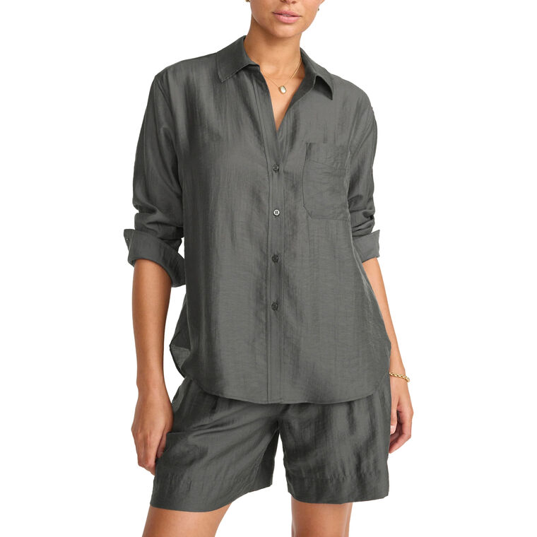 Everyday Long Sleeve Voile Shirt image number null