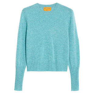 Shrunken Long Sleeve Crewneck Sweater