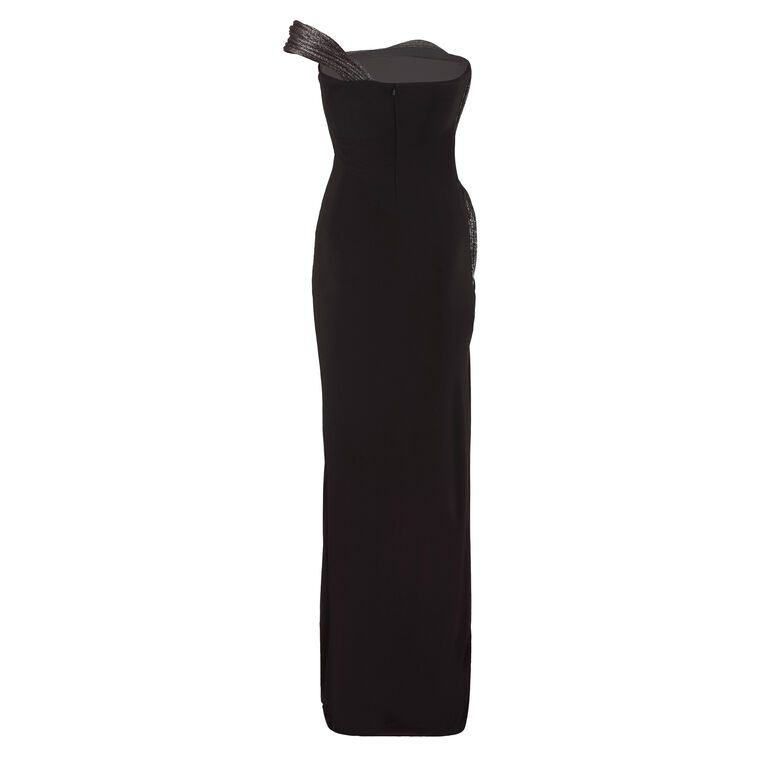 Strapless Jersey Gown image number null