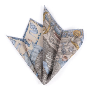 The Glass Swan Silk Twill Small Square Scarf