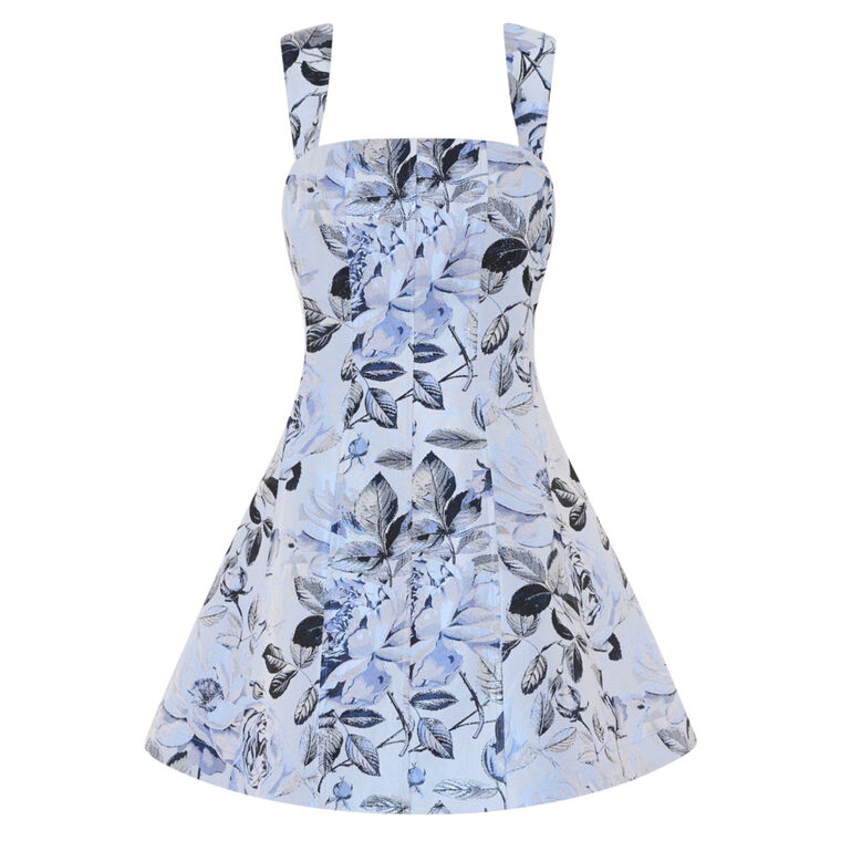 Elodie Jacquard Mini Dress image number null