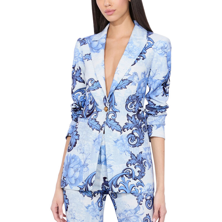 Breann Long Fitted Blazer image number null
