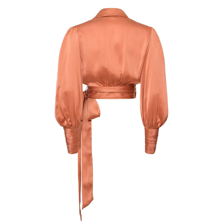 Silk Wrap Top image number null