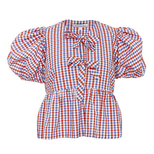 Carly Tie Front Short Sleeve Top