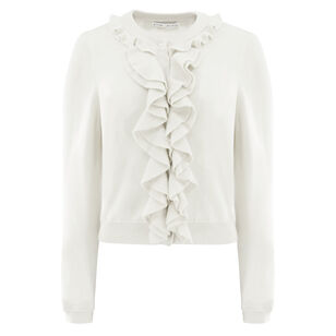 

Dollie Ruffled Cashmere Cardigan